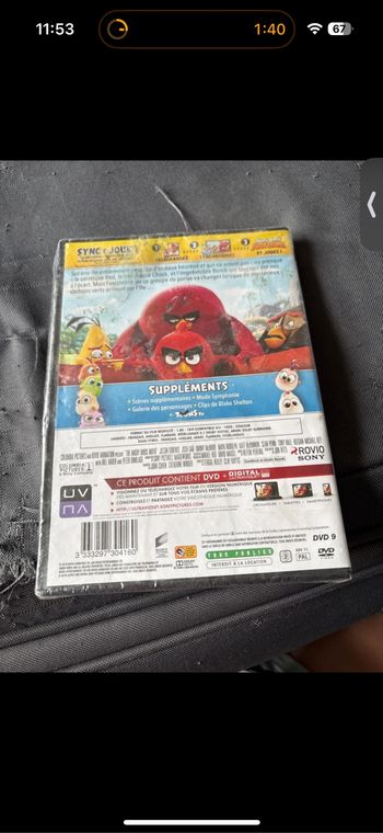 DVD angry birds