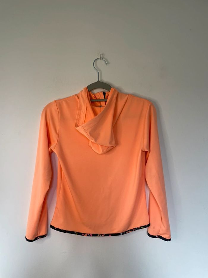 Gilet zippé à capuche 10 ans fille - photo numéro 2