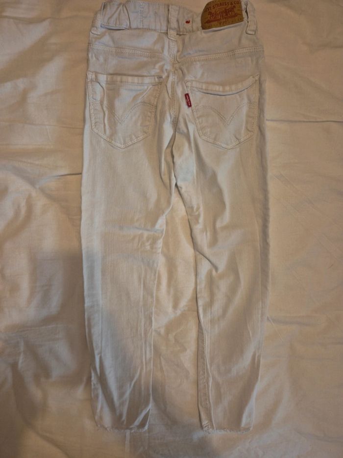 Jean levi's blanc 8ans - photo numéro 2