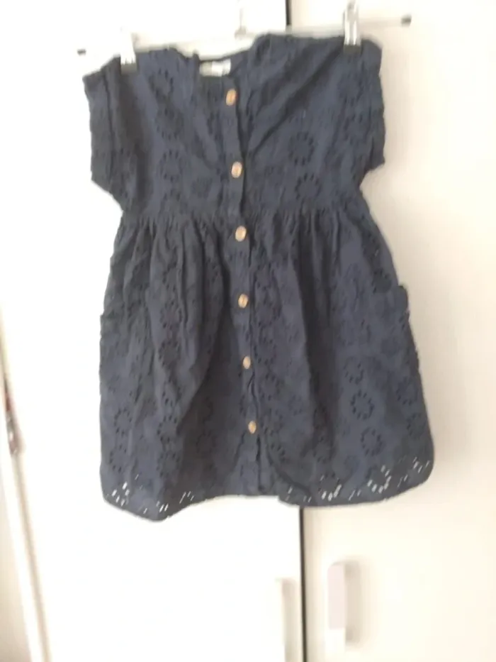 Robe dentelle anglaise verbaudet t7ans - photo numéro 5