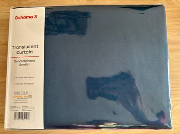 Rideau bleu 140*280cm