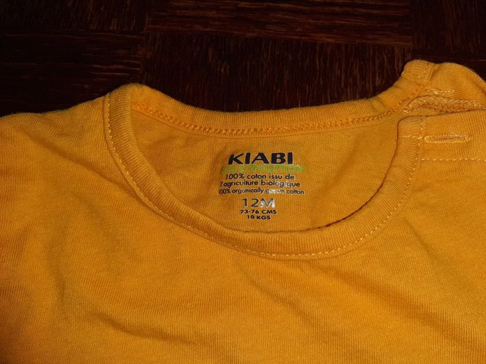 Sweatshirt moutarde 12mois - photo numéro 2