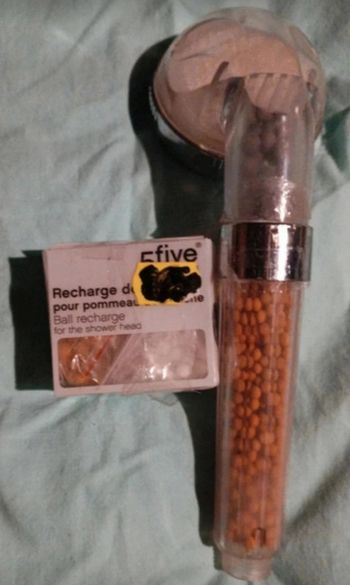 pommeau de douche avec recharge de bille 5 five.