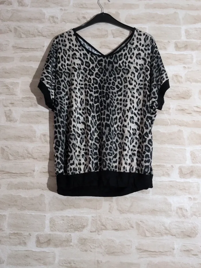 T-shirt motif panthère – Taille L