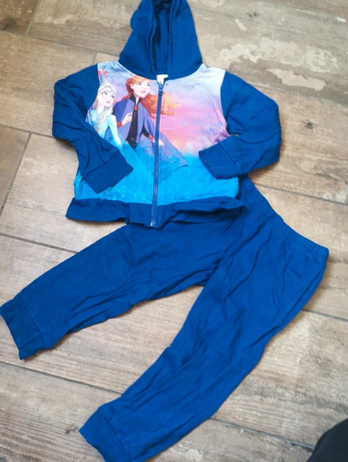 Ensemble jogging Fille 5 ans Elsa La reine des neiges Disney Frozen