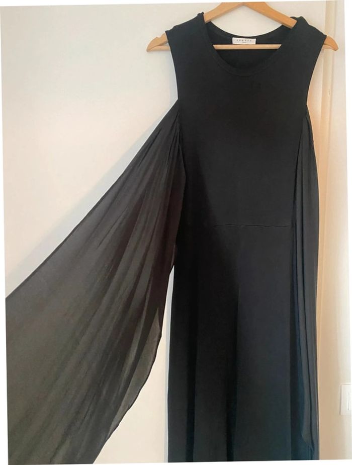 Robe de soirée longue noire Sandro taille 38 - photo numéro 3