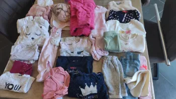 Lot vêtements bébé fille 1 - 3 mois hiver