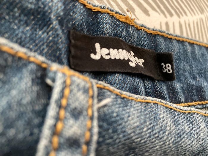 Short suédine ´ jean taille 38 Américain Jennifer - photo numéro 5