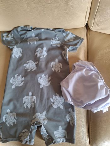 Maillot de bain /Combinaison + culotte d’apprentissage/3 ans