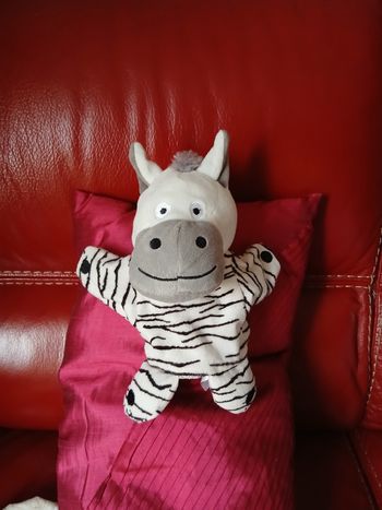 Doudou-Marionnette Petit Zèbre *25 cm