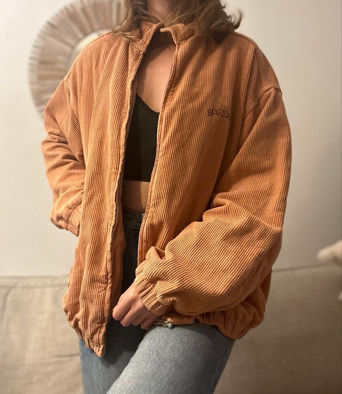 Blouson BDG Jeans 100% coton taille S orange - photo numéro 6