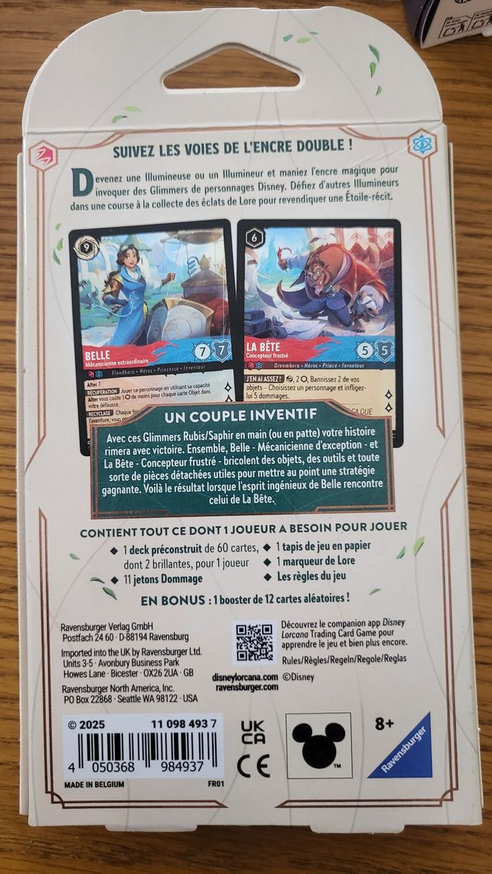 Deck de démarrage Lorcana chapitre 7 - photo numéro 2