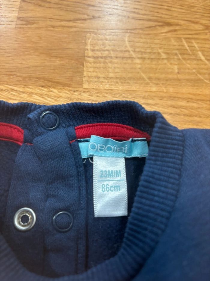 Sweat Noël Obaibi 23 mois garçon - photo numéro 2