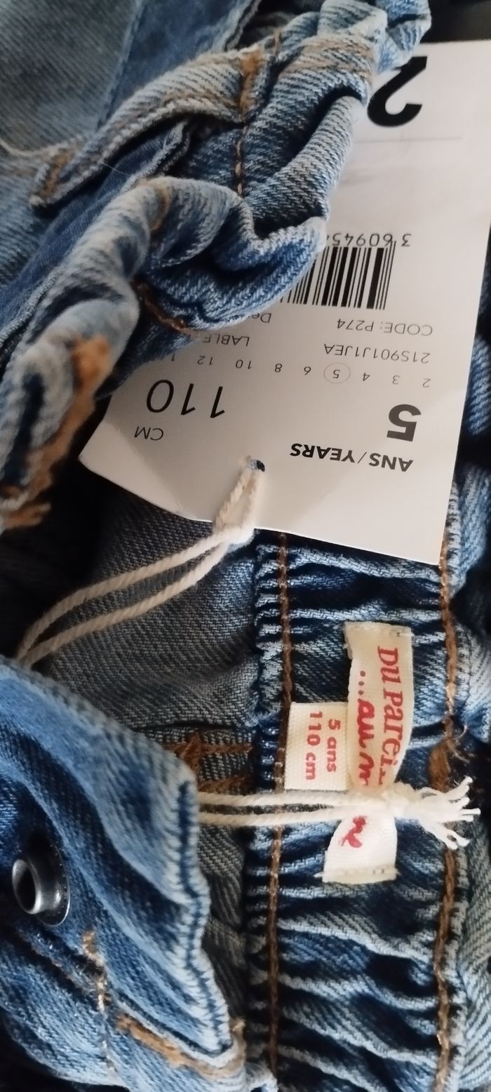 Jeans Neuf fille 5ans DPAM - photo numéro 6