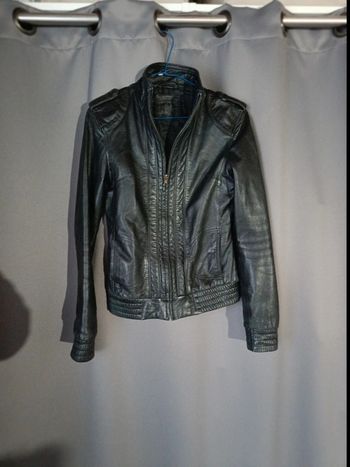 Veste en cuir