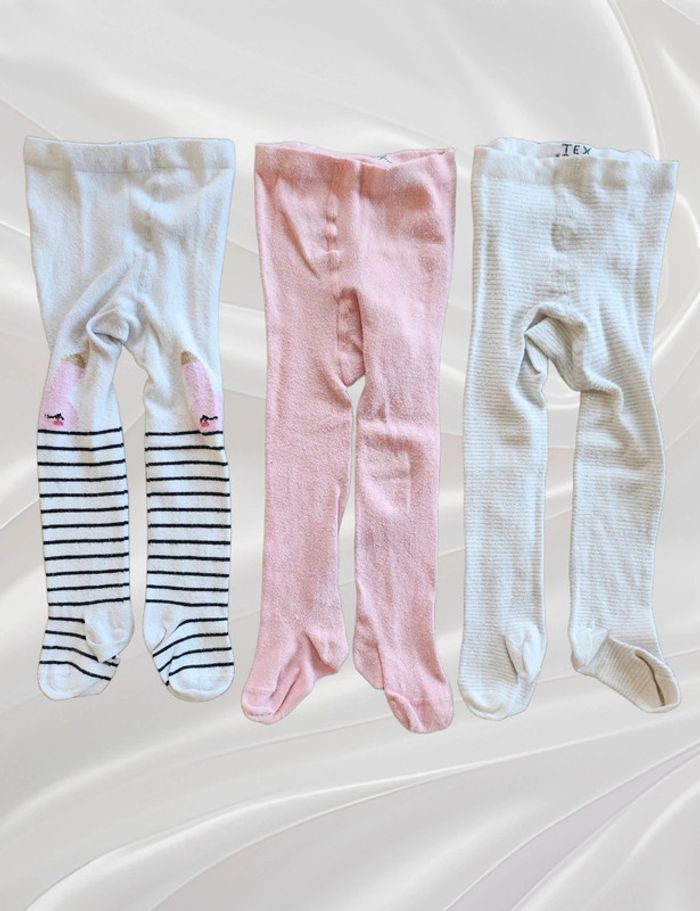 Lot de 3 collants 18-24 mois - photo numéro 2
