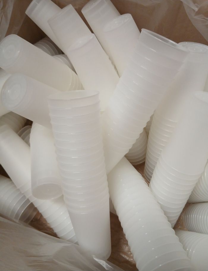 Lot de 50 gobelets réutilisables neufs