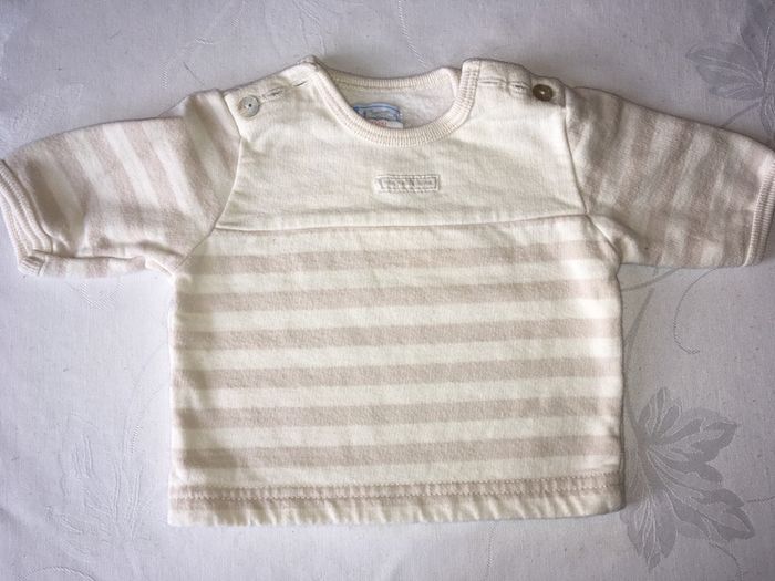 Pull Jacadi 1 mois, matière sweet douce