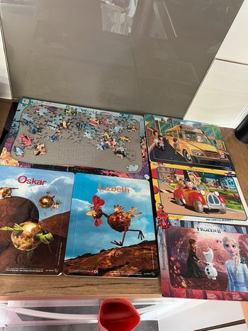 Lot 6 puzzles enfants 🌸
