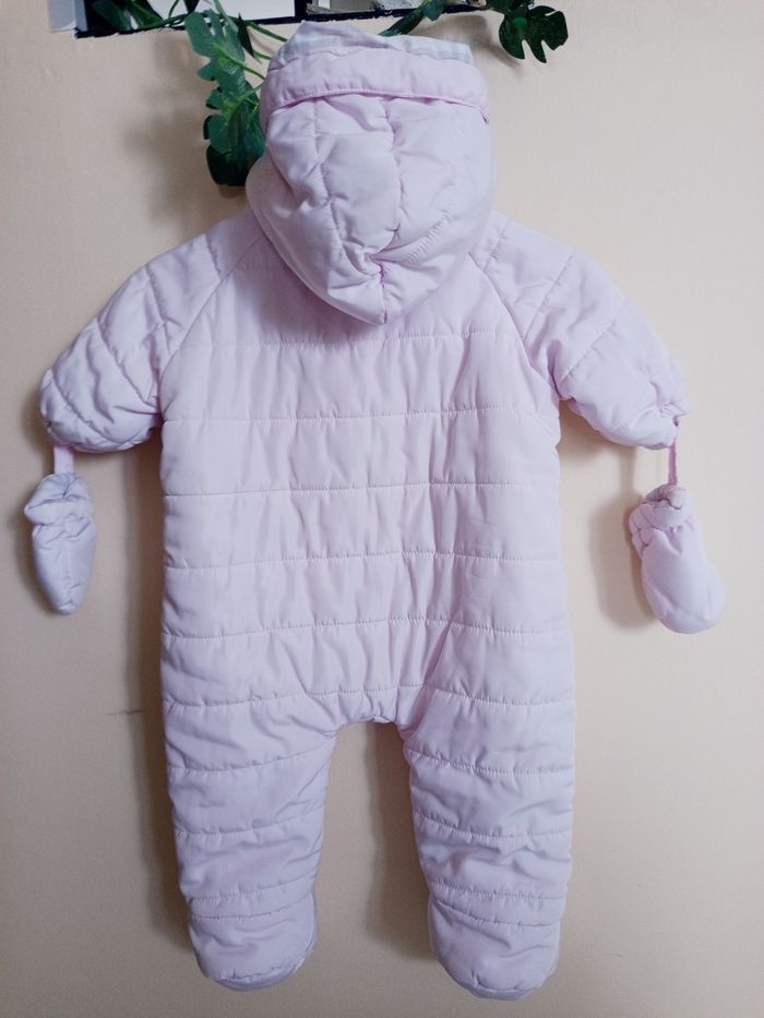 Combinaison pilote rose pâle bébé fille - 6 mois - Très bon état - photo numéro 3
