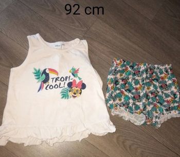 Ensemble short minnie fille