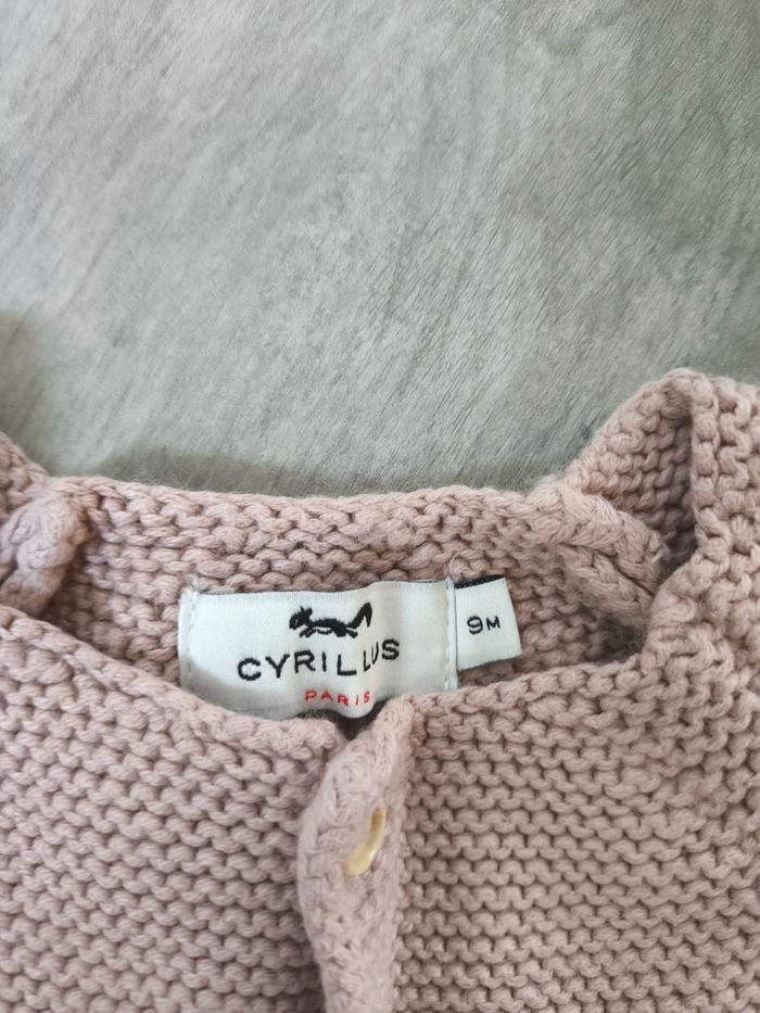 Gilet rose Cyrillus maille - photo numéro 2