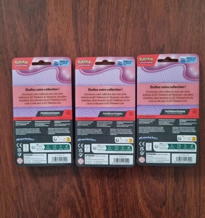 Lot de 3 duo pack pokemon EB11/EV2 - photo numéro 5
