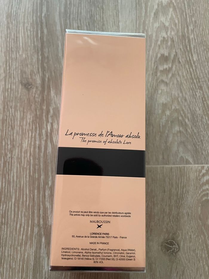Parfum eau de parfum pour elle de mauboussin 100 ml authentique neuf sous blister - photo numéro 4