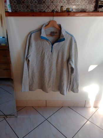 Sweat zippé M gris c75D