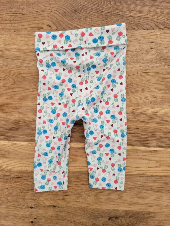 Legging fleurs - 62 cm - photo numéro 2
