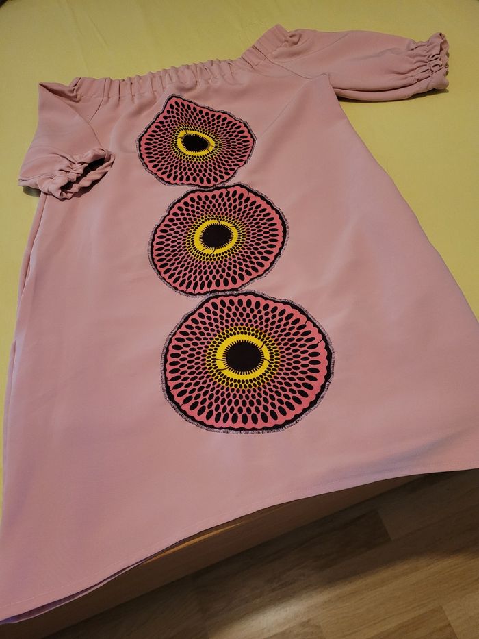 robe  cousu sur mesure tissu de qualité - photo numéro 2