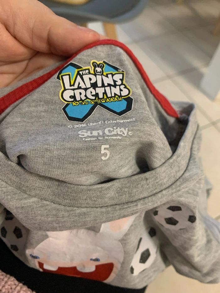 T shirt lapin crétins - photo numéro 4