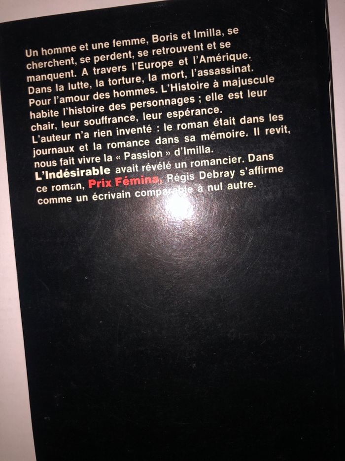 Livre La neige brule Regis Debray - photo numéro 2