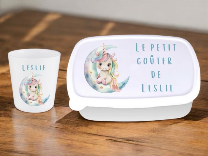 Le set goûter personnalisé (gobelet + boîte à goûter) - photo numéro 8