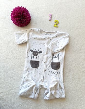 Pyjama velours 12M