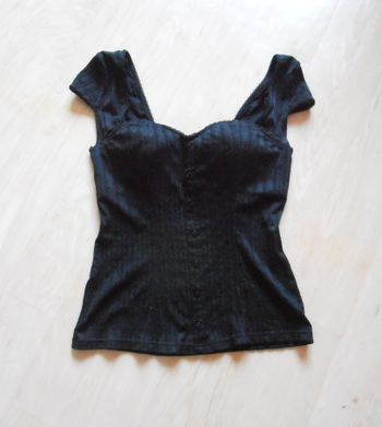 Bustier noir femme, Passionata, taille S 36, lingerie, corset