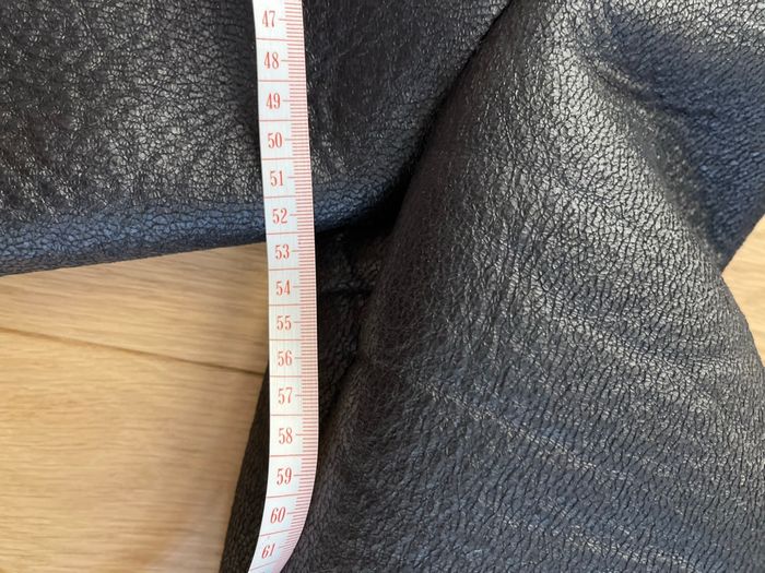 Blouson long noir doublé synthétique - photo numéro 7