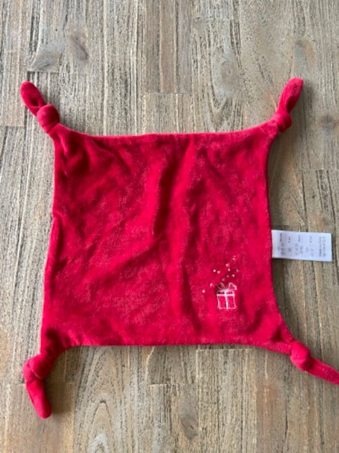 Doudou plat motif cadeau - vertbaudet