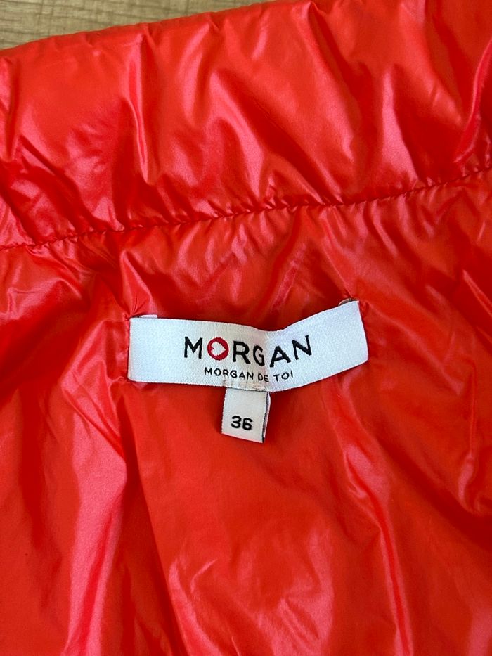 Veste matelassée orange Morgan taille 36 TBE - photo numéro 10