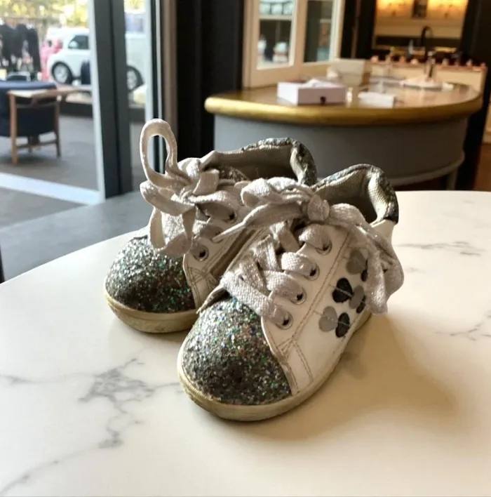 Baskets à paillettes fille - pointure 20