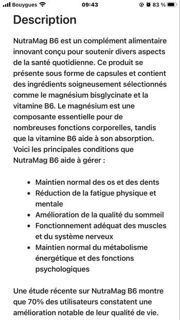 Compléments alimentaires magnésium (4boites)