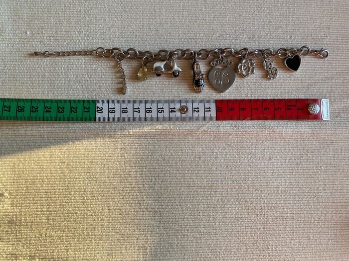 Bracelet avec charms en métal argenté - photo numéro 10