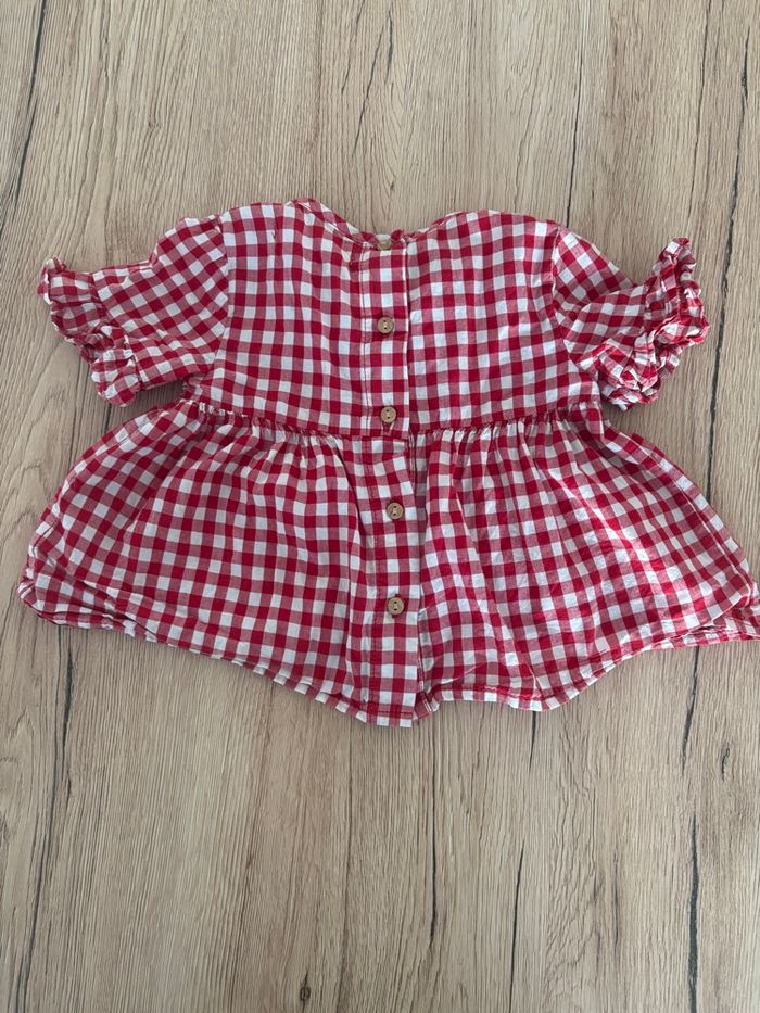 Blouse  Zara- taille 6-9 mois - 74 cm - photo numéro 3