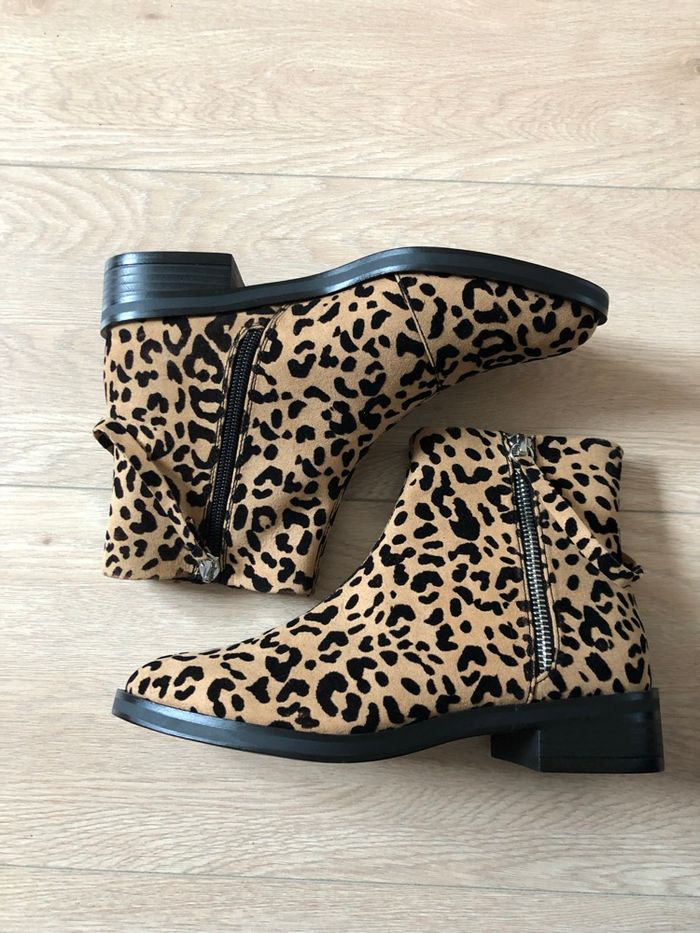 Bottines plates léopard neuves Even&Odd pointure 37 - photo numéro 7