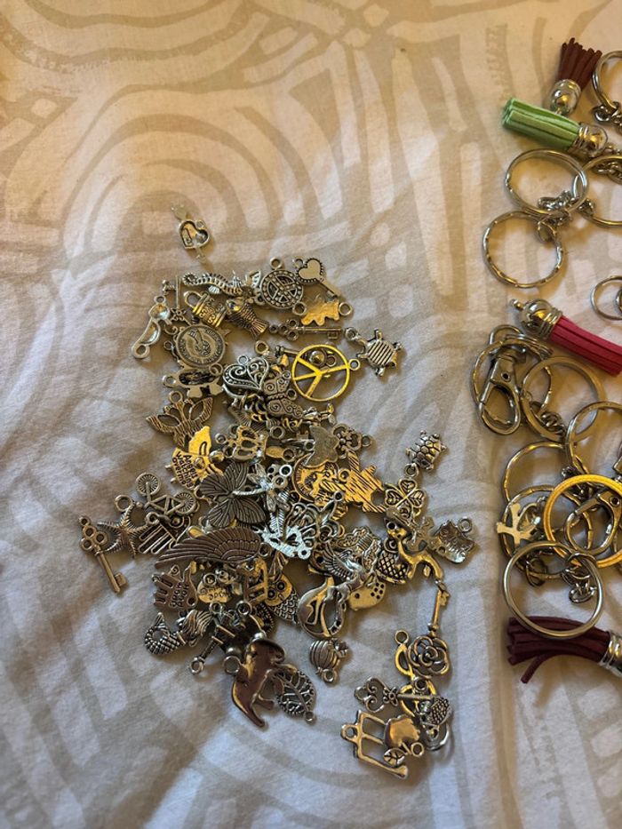 Lot accessoires porte-clefs - photo numéro 2