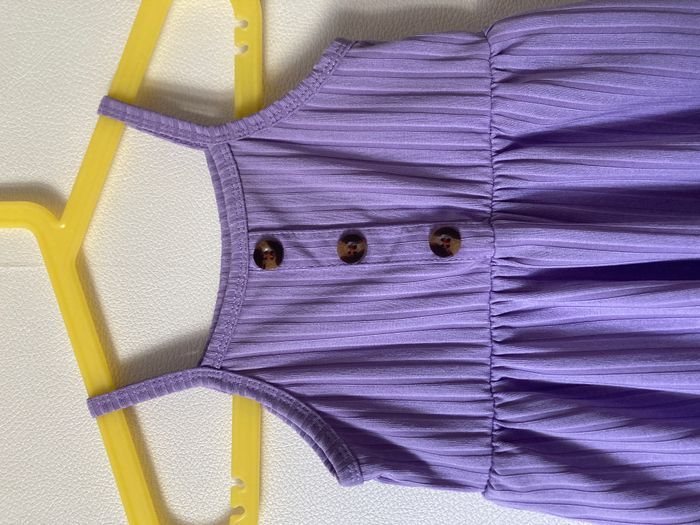 robe petite bretelle, 3 boutons, fille 2 ans - photo numéro 3