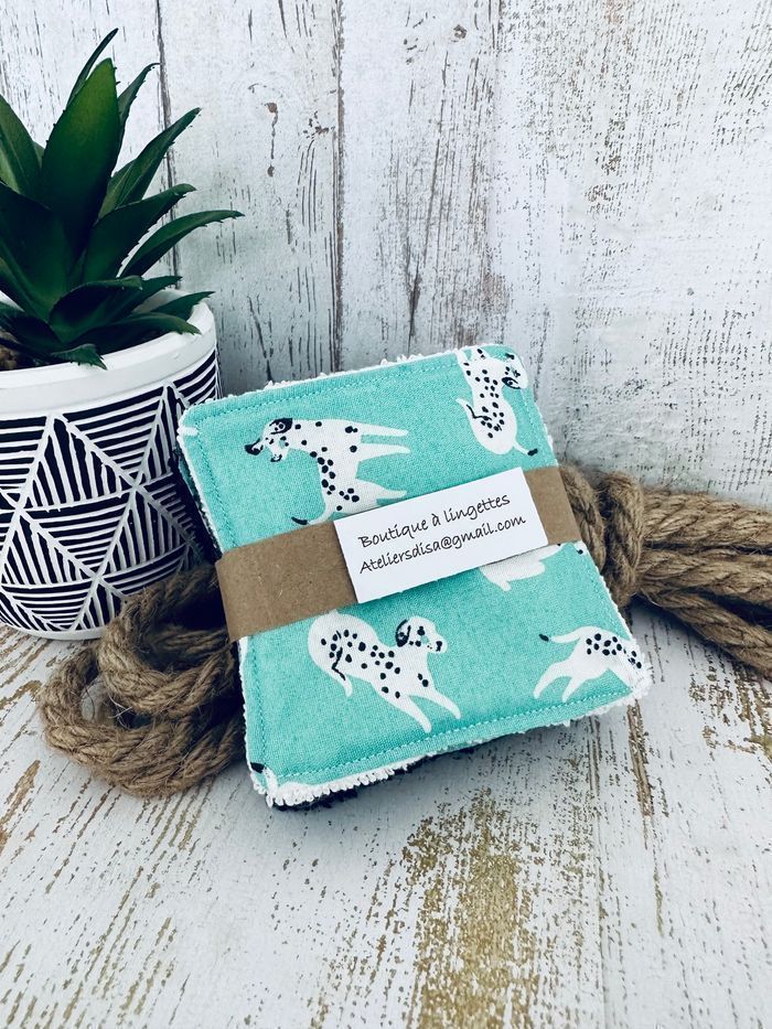 Lingettes démaquillante lavable et réutilisable  lot de 8 - photo numéro 3