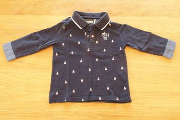 Polo manches longues, 18 mois