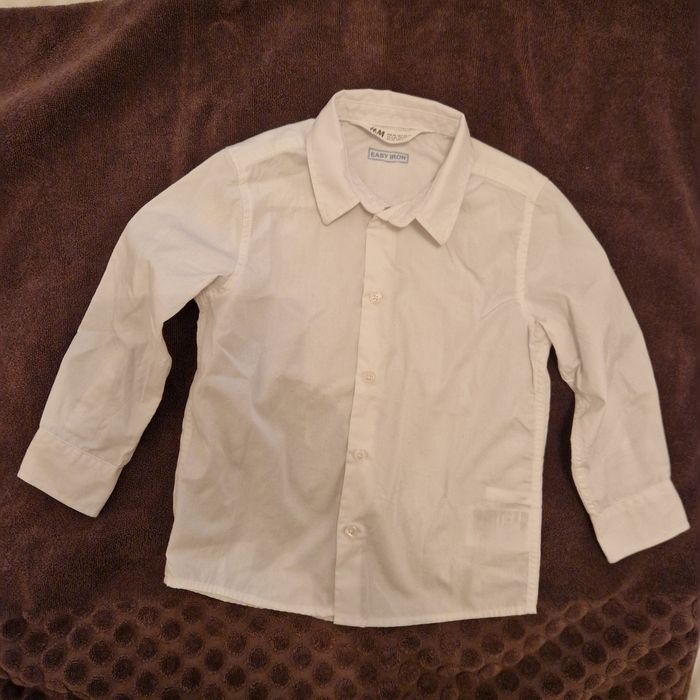 Chemise Blanche H&M, Taille 2/3 ans, Excellent état