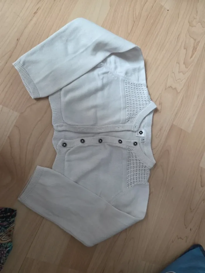 Gilet 4ans z blanc